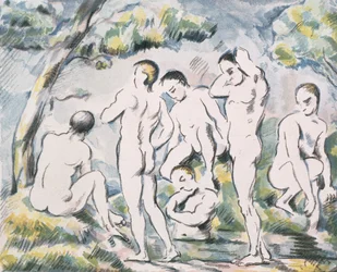 Badende in einer Landschaft, 1898